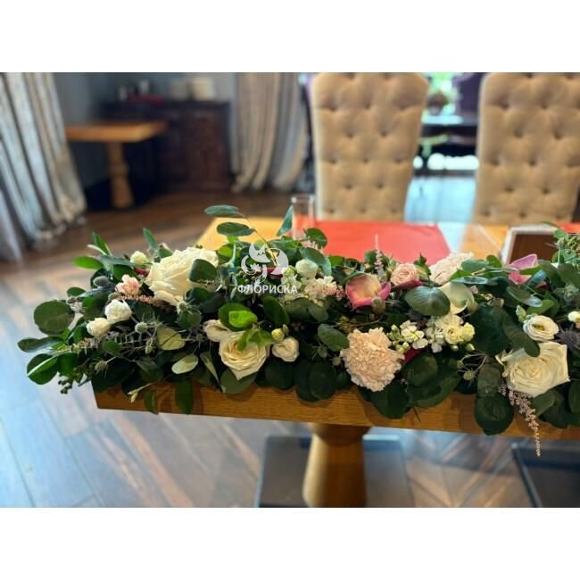 Свадебная композиция на стол &laquo;Гранат&raquo;