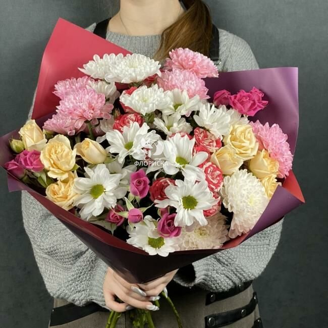 Сборный букет &laquo;Небо&raquo;