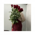 Роза длинная &laquo;Высокая красная 120см&raquo;