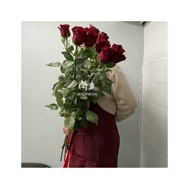 Роза длинная &laquo;Высокая красная 120см&raquo;