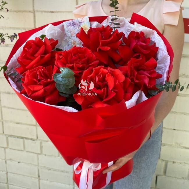 Букет с французскими розами &laquo;Навсегда&raquo;