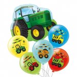 Воздушные шары &laquo;Синий - Трактор&raquo;