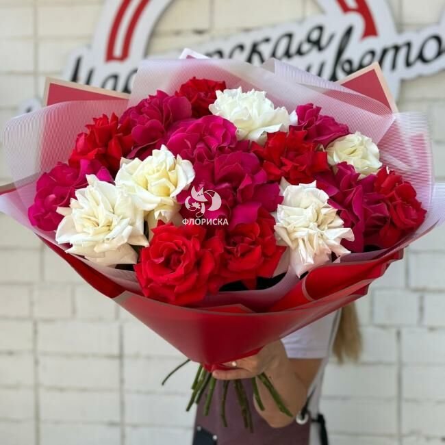 Букет из Французских роз &laquo;Татьяна&raquo;