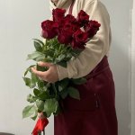 Роза метровая &laquo;Красная 100 см&raquo;