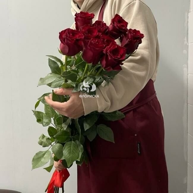 Роза метровая &laquo;Красная 100 см&raquo;