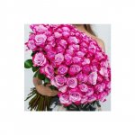 Букет из 51 сиреневой розы &laquo;Сияющий&raquo;