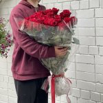 25 высоких роз (70 см) &laquo;Большой сюрприз&raquo; 