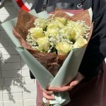 Букет из 11 белых роз &laquo;История любви&raquo;