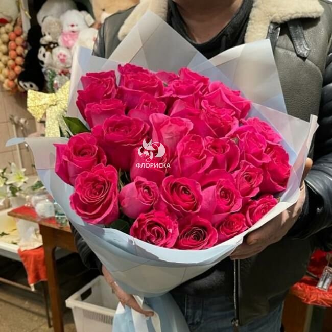 Букет из 35 розовых роз &laquo;Июнь&raquo;