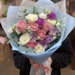 Сборный букет &laquo;Лиловый праздник&raquo;