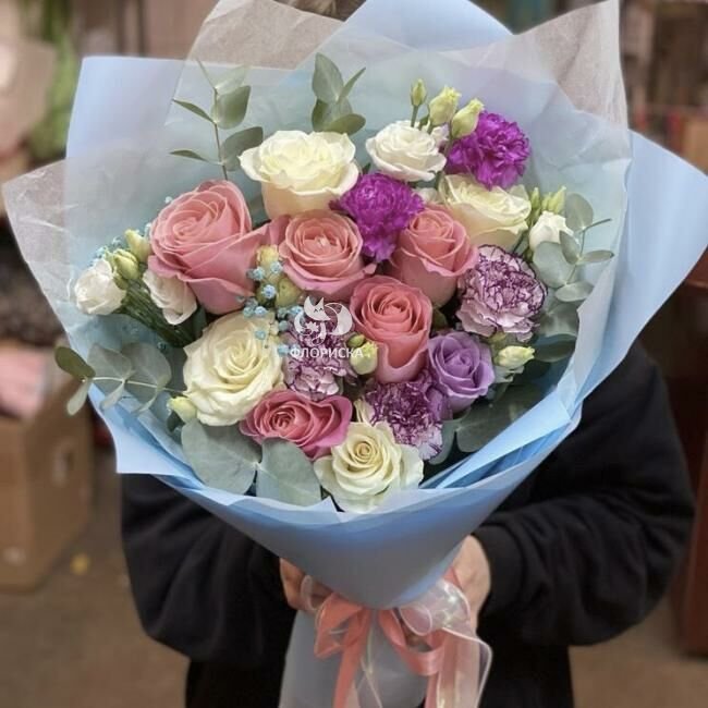 Сборный букет &laquo;Лиловый праздник&raquo;