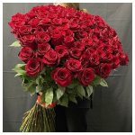 101 метрвая роза &laquo;Люкс&raquo; 