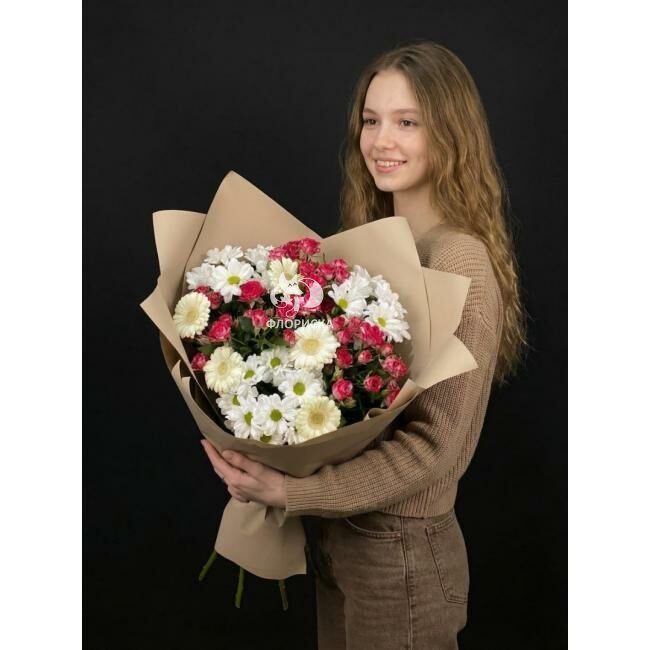 Сборный букет &laquo;Нежное ассорти&raquo;