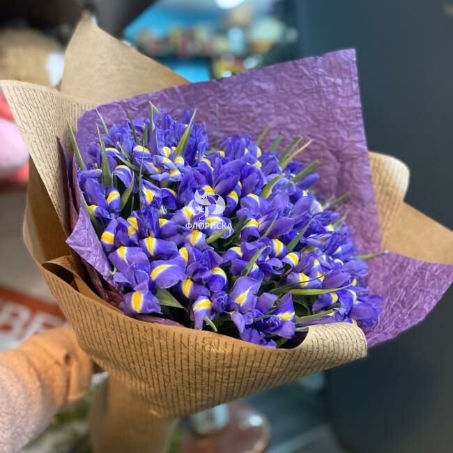 Букет из ирисов &laquo;Супер яркость&raquo;