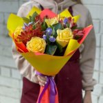 Сборный букет &laquo;Оранжевое настроение&raquo;