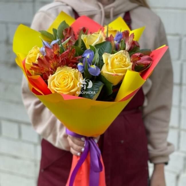 Сборный букет &laquo;Оранжевое настроение&raquo;