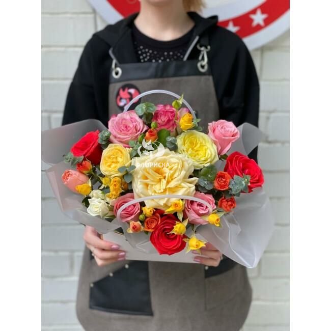 Цветочная композиция &laquo;Чистое сердечко&raquo;