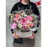 Цветы в корзине &laquo;Большая&raquo;