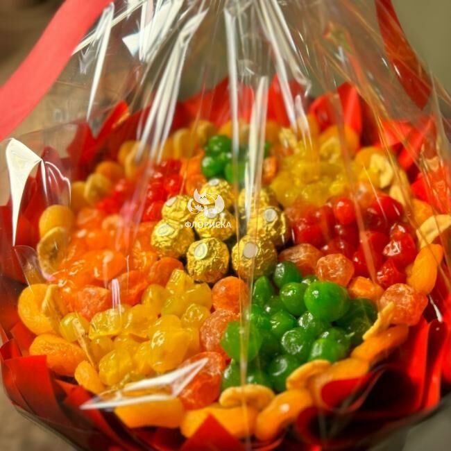 Букет из сухофрутов &laquo;Сладкий микс&raquo;