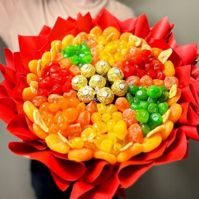 Букет из сухофрутов &laquo;Сладкий микс&raquo;