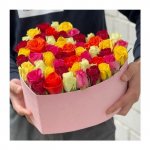 Цветы в коробке &laquo;Краски любви&raquo;