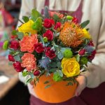 Цветы в коробке &laquo;Чудесный день&raquo;