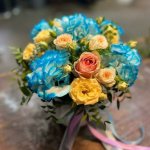 Цветы в коробке &laquo;Нежные чувства&raquo;