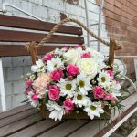 Цветы в корзине &laquo;Нэнси&raquo;