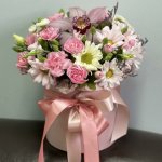 Цветы в коробке  &laquo;Марсель&raquo;
