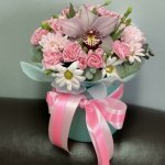 Цветы в коробке  &laquo;Яркое воспоминание&raquo;