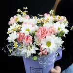 Цветы в коробке  &laquo;Стелла&raquo;