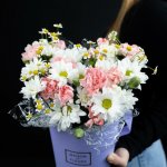 Цветы в коробке  &laquo;Стелла&raquo;
