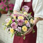 Цветы в корзине  &laquo;Габриелла&raquo;