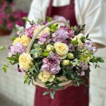 Цветы в корзине  &laquo;Габриелла&raquo;