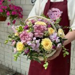 Цветы в корзине  &laquo;Габриелла&raquo;