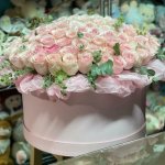 Розы в коробке &laquo;Моё сердце&raquo;