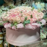 Розы в коробке &laquo;Моё сердце&raquo;