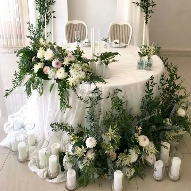 Свадебный декор &laquo;Робкая нежность&raquo;