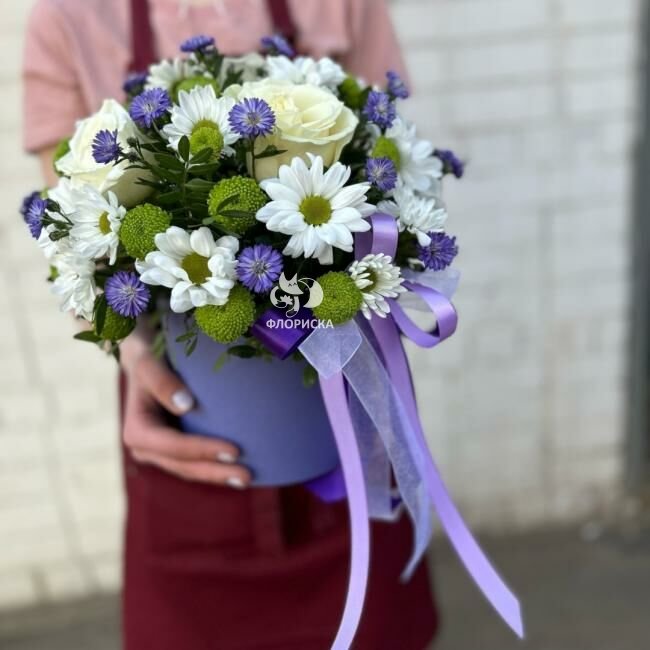 Цветы в коробке &laquo;Весеннее чувство&raquo;