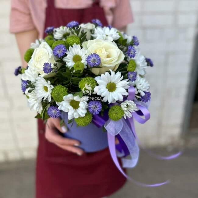 Цветы в коробке &laquo;Весеннее чувство&raquo;