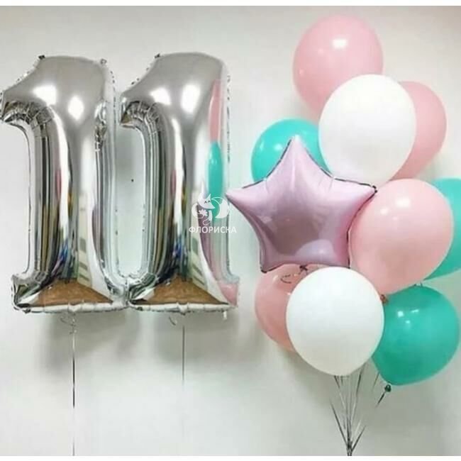 Композиция из шаров &laquo;Поздравление&raquo;