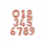 Воздушный шар бронзовый &laquo;Цифра&raquo;