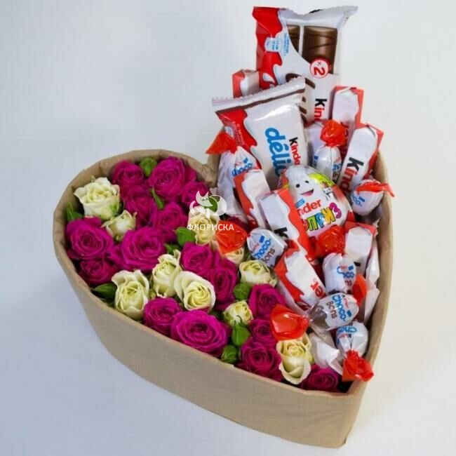 Съедобный букет &laquo;Сладкая коробочка&raquo;