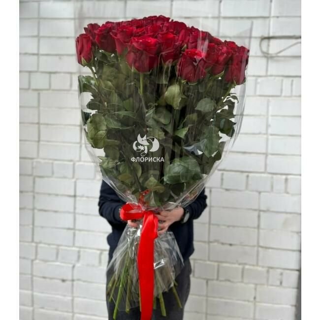  25 высоких роз (90 см) &laquo;Престиж&raquo;