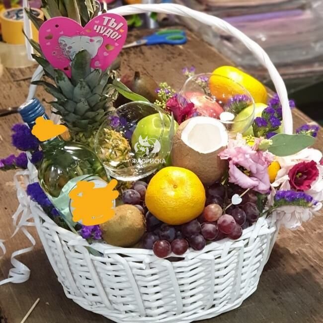 Фруктовая композиция &laquo;Для хорошего настроения&raquo;