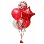 Композиция из шаров &laquo;Выше облаков&raquo;