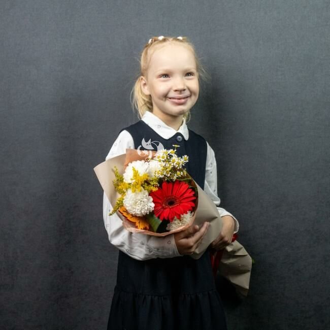 Сборный букет &laquo;В первый класс&raquo;