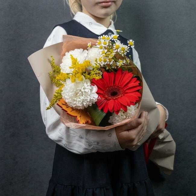 Сборный букет &laquo;В первый класс&raquo;