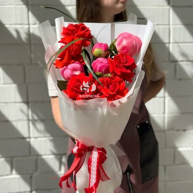 Сборный букет &laquo;Розовое счастье&raquo;