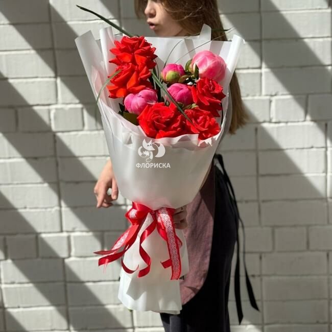 Сборный букет &laquo;Розовое счастье&raquo;